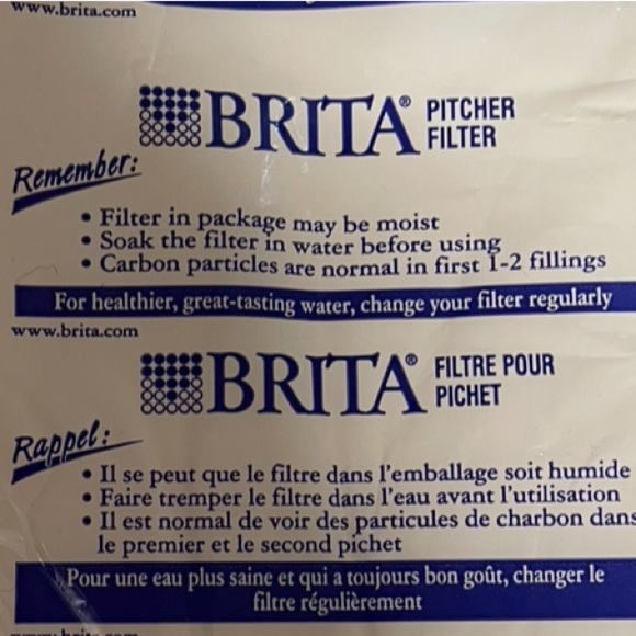 EUC Brita Water Filter, 1 Grand Clear Pitcher With Red Top & Grey Handle, 10 Cup - Picture 9 of 13